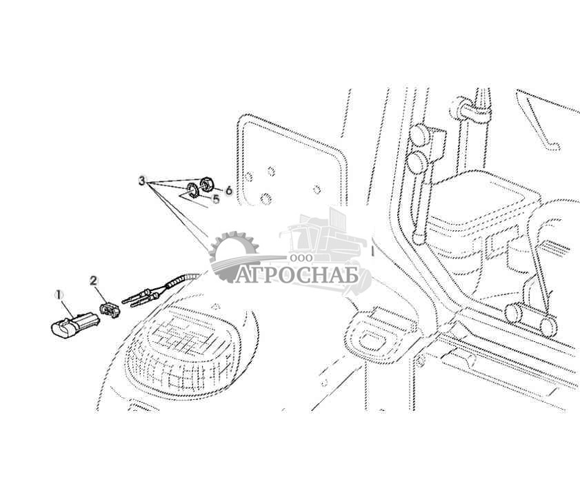 ПОДСВЕТКА НОМЕРНОГО ЗНАКА (КАБИНА) 
